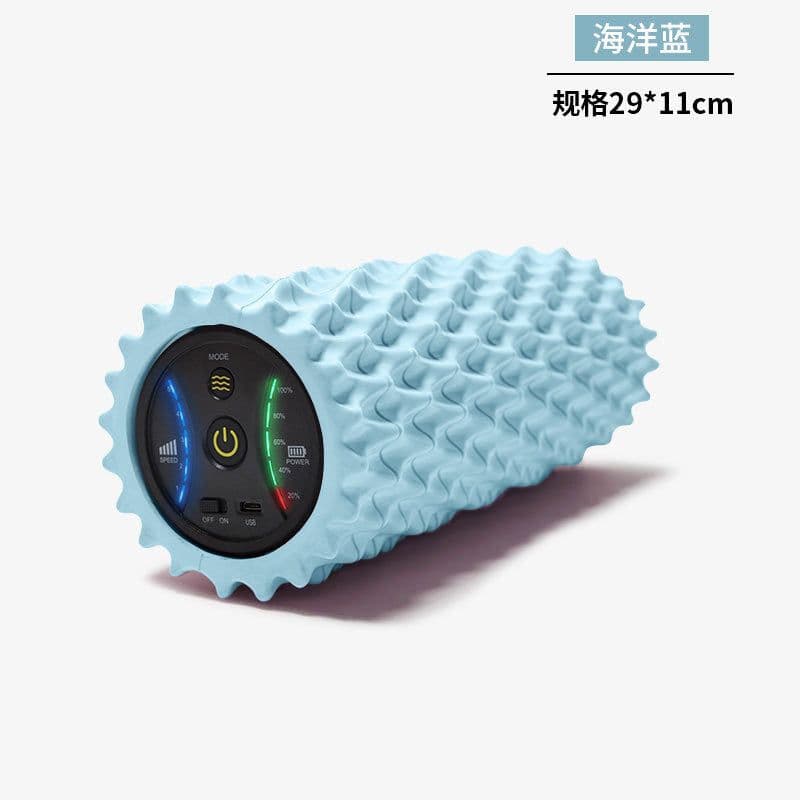 image-Electric Foam Massage Roller Vibration Yoga Column