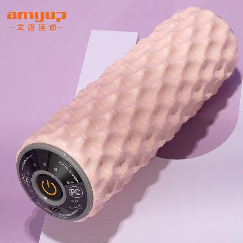 image-Electric Foam Massage Roller Vibration Yoga Column