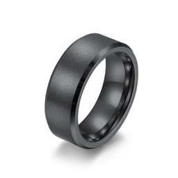 image-Tungsten Steel Ring 6/8/10mm Matte Black