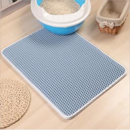 image-Cat Litter Mat Double-Layer Anti-Splash 55x75cm