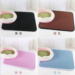 image-Cat Litter Mat Double-Layer Anti-Splash 55x75cm