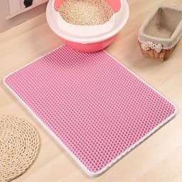 image-Cat Litter Mat Double-Layer Anti-Splash 55x75cm