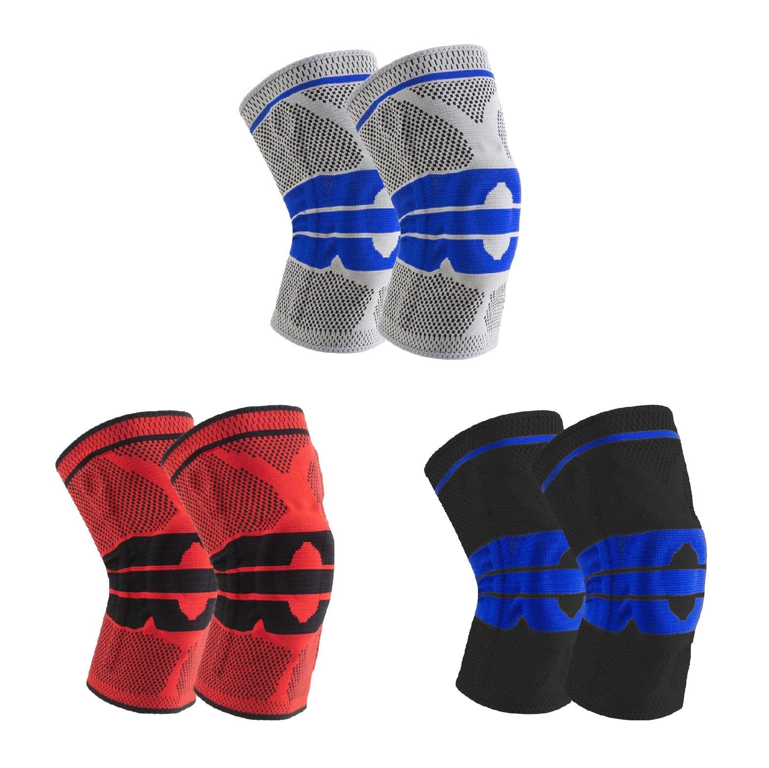 image-Outdoor Sports Knee Pads with Silicone Support