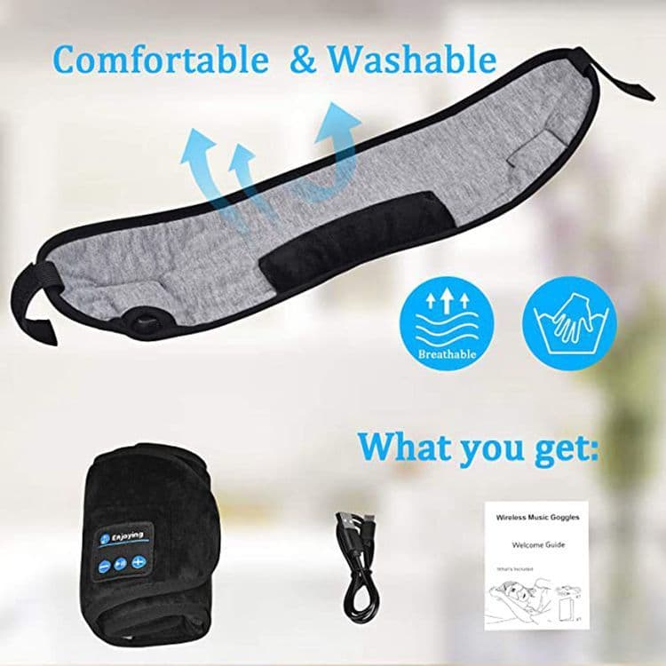 image-5.0 Bluetooth 3D Smart Sleep Eye Mask