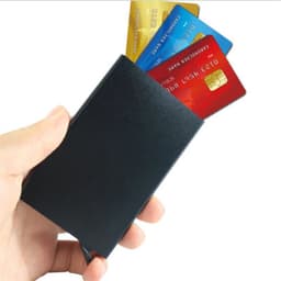 image-QUXI Metal Aluminum Card Holder with RFID Protection