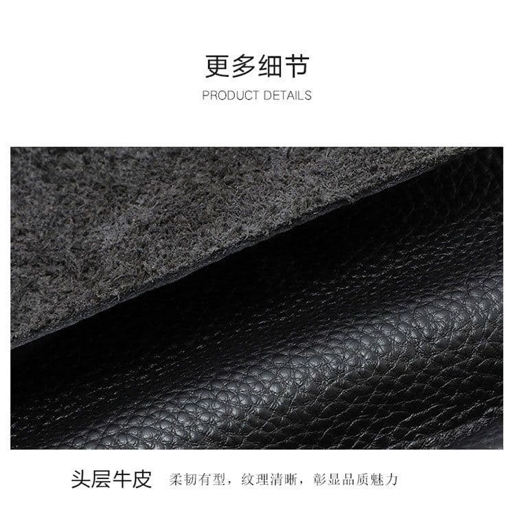 image-Fashion Saddle Bag Women's Genuine Leather Messenger Bag