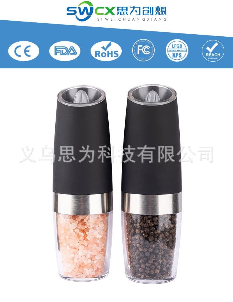 image-Tianfu Pepper Mill Electric Salt Grinder