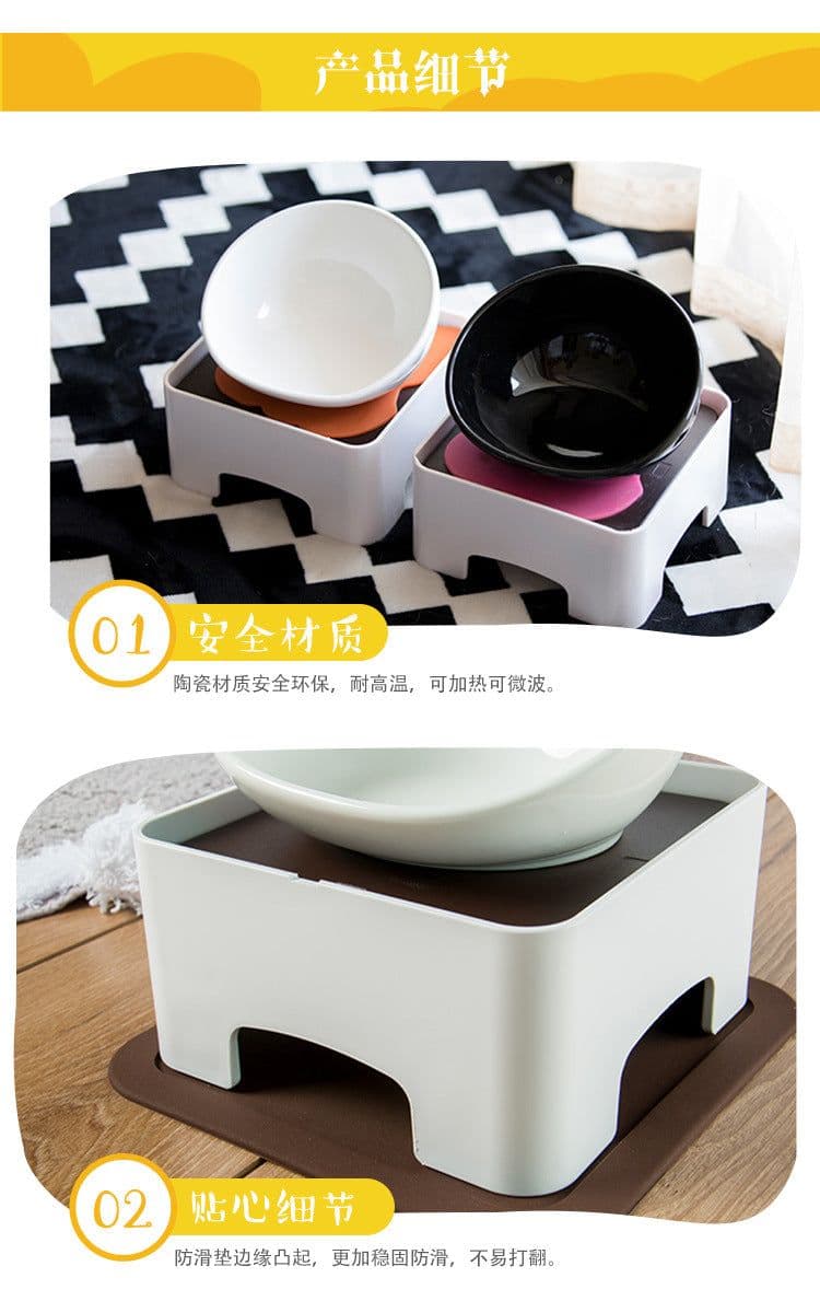 image-Ceramic Dog Bowl Dining Table