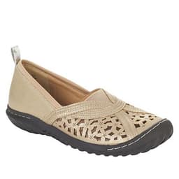 image-Women's Casual Loafers TPR Sole Size 43 Gun Color