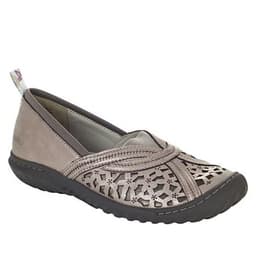 image-Women's Casual Loafers TPR Sole Size 43 Gun Color