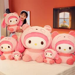 image-Melody Doll Big Ears Rabbit Plush Toy