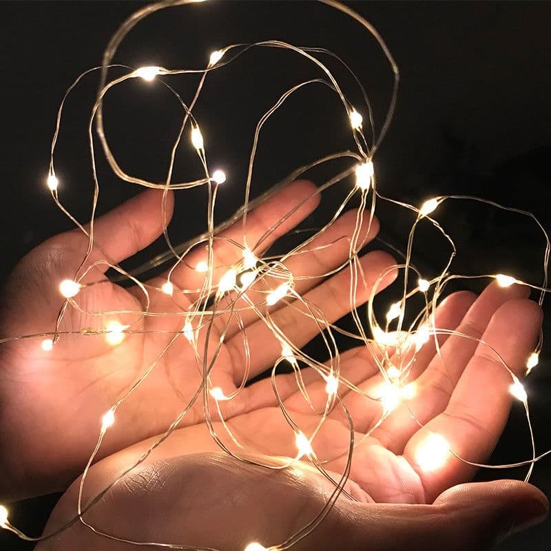 image-LED Letter Lamp String Lights, Warm White