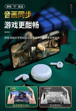 image-A10 Bluetooth Headset 5.0 TWS IPX5 Stereo Earbuds
