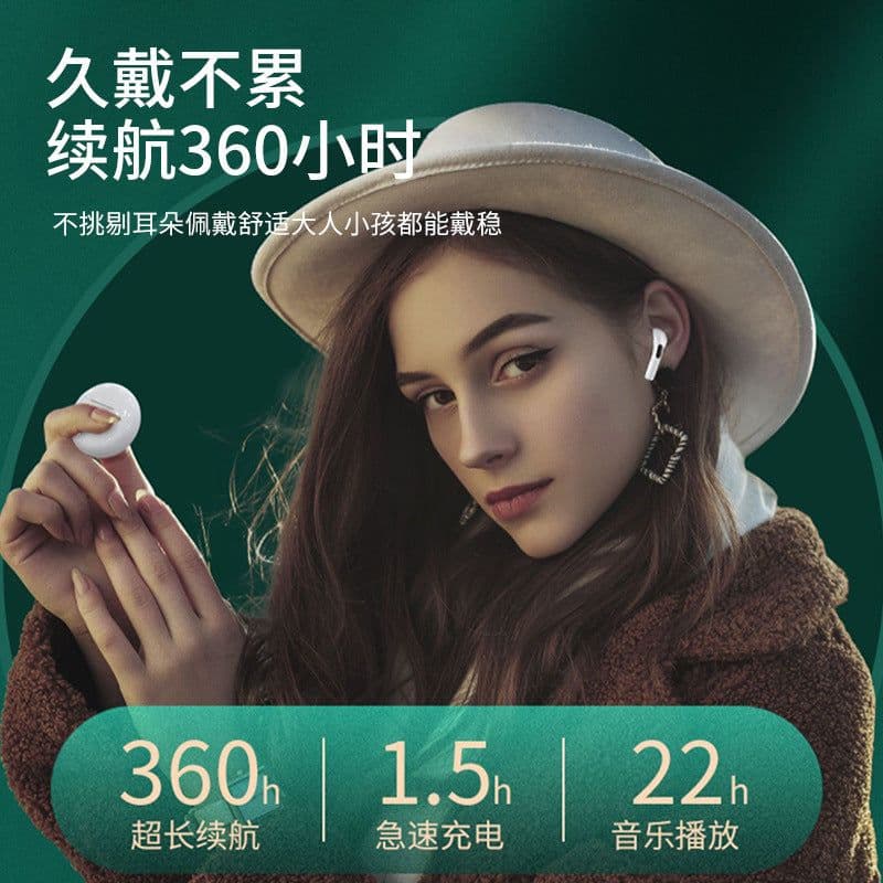 image-A10 Bluetooth Headset 5.0 TWS IPX5 Stereo Earbuds