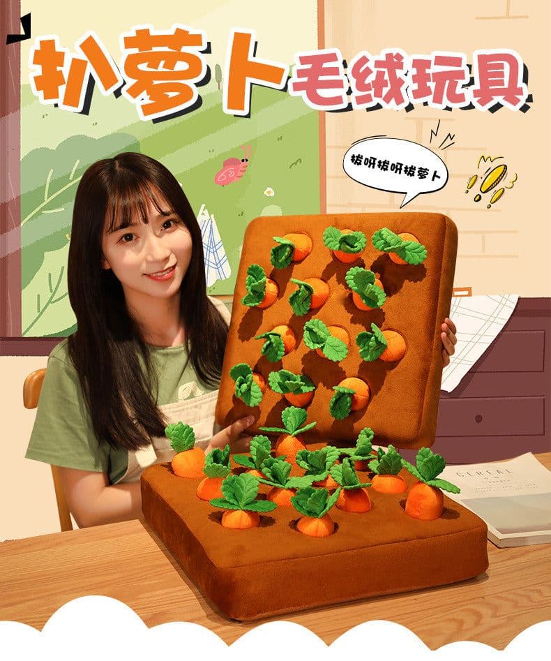 image-Pet Bite Radish Field Plush Doll