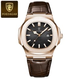 image-Poedagar P613 Men's Quartz Watch 41mm