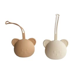 image-Baby Pacifier Storage Box, Silicone, 0-3 Years