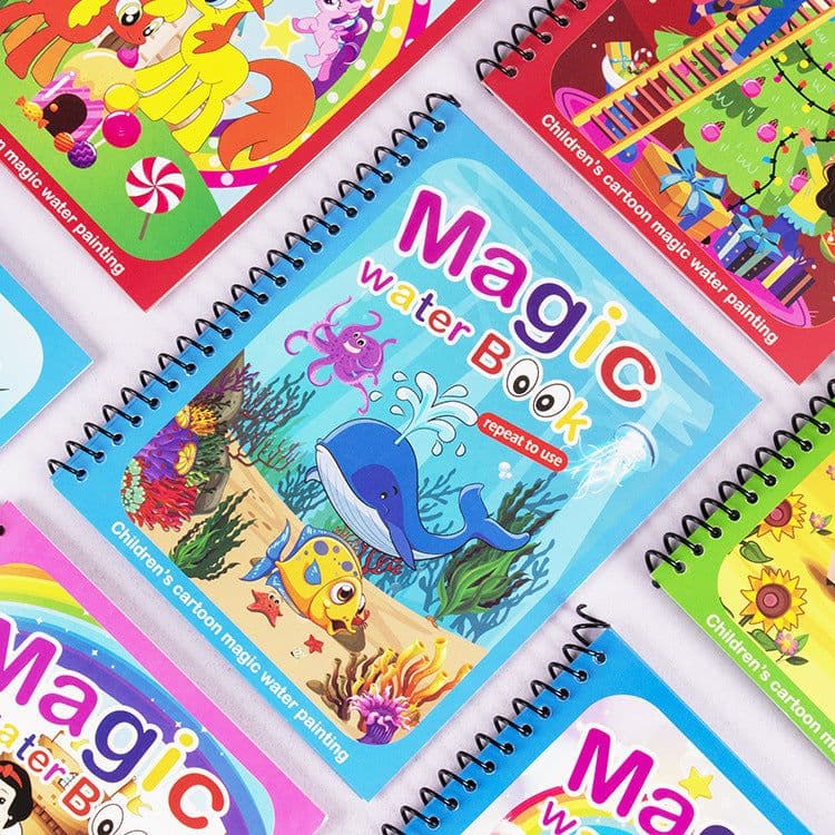 image-Children's Magic Water Painting Book