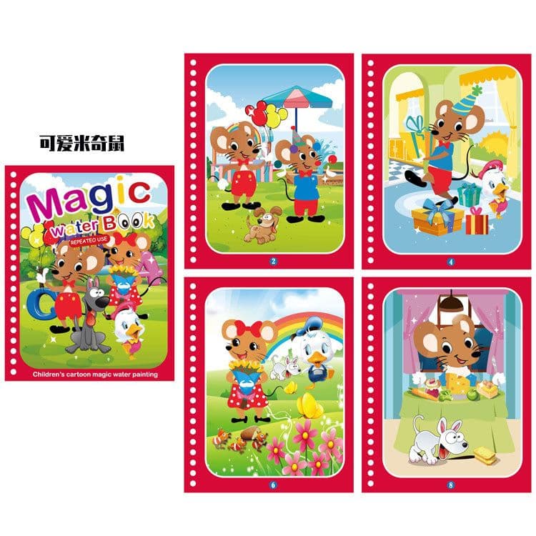 image-Children's Magic Water Painting Book