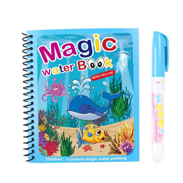 image-Children's Magic Water Painting Book