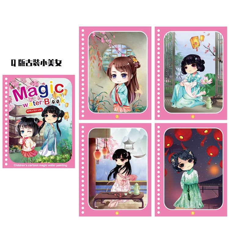 image-Children's Magic Water Painting Book