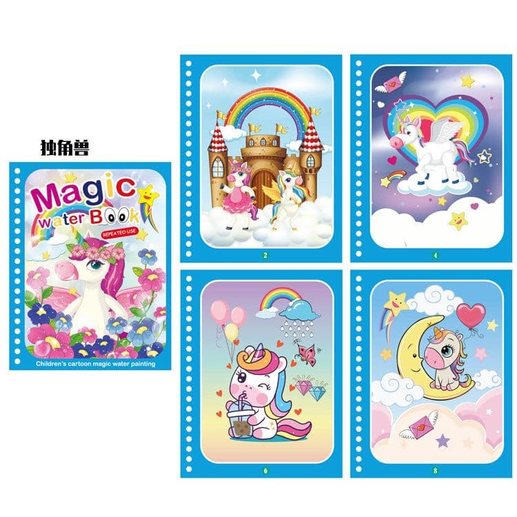 image-Children's Magic Water Painting Book