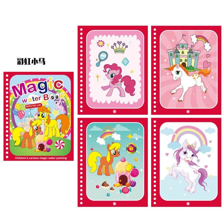 image-Children's Magic Water Painting Book