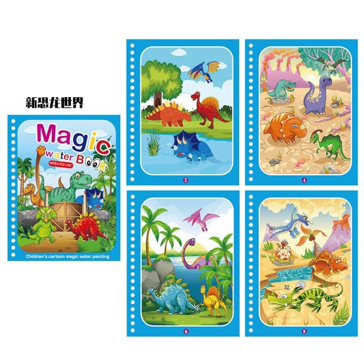 image-Children's Magic Water Painting Book