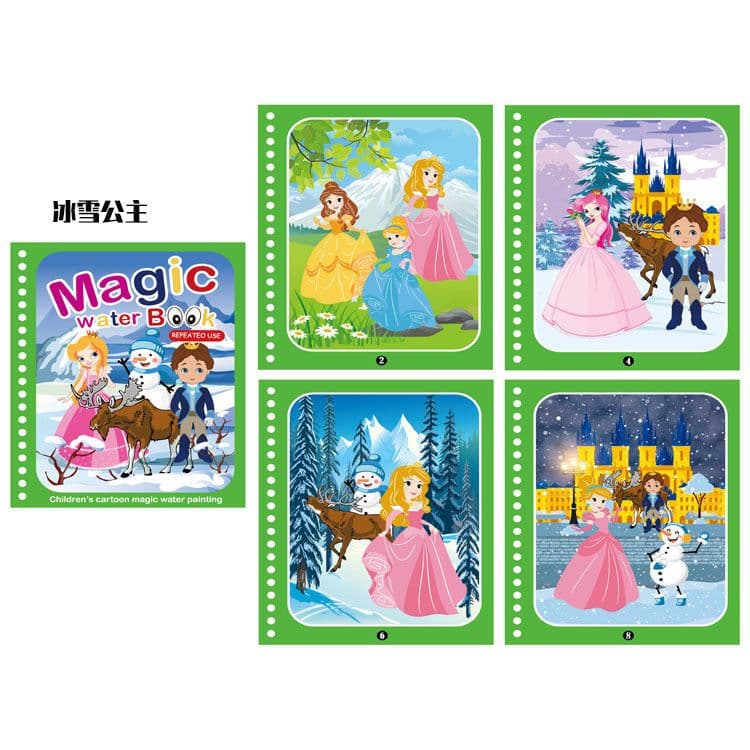 image-Children's Magic Water Painting Book