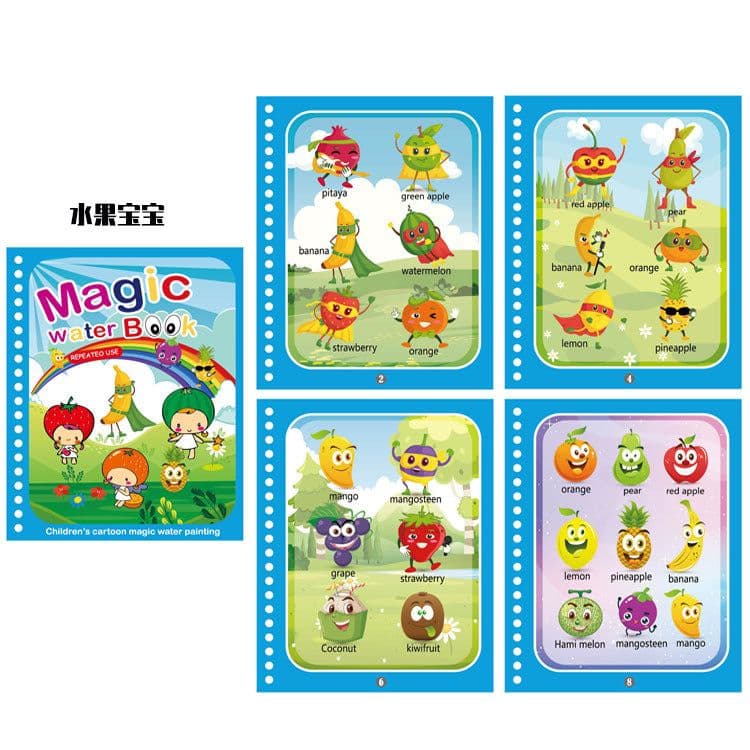 image-Children's Magic Water Painting Book
