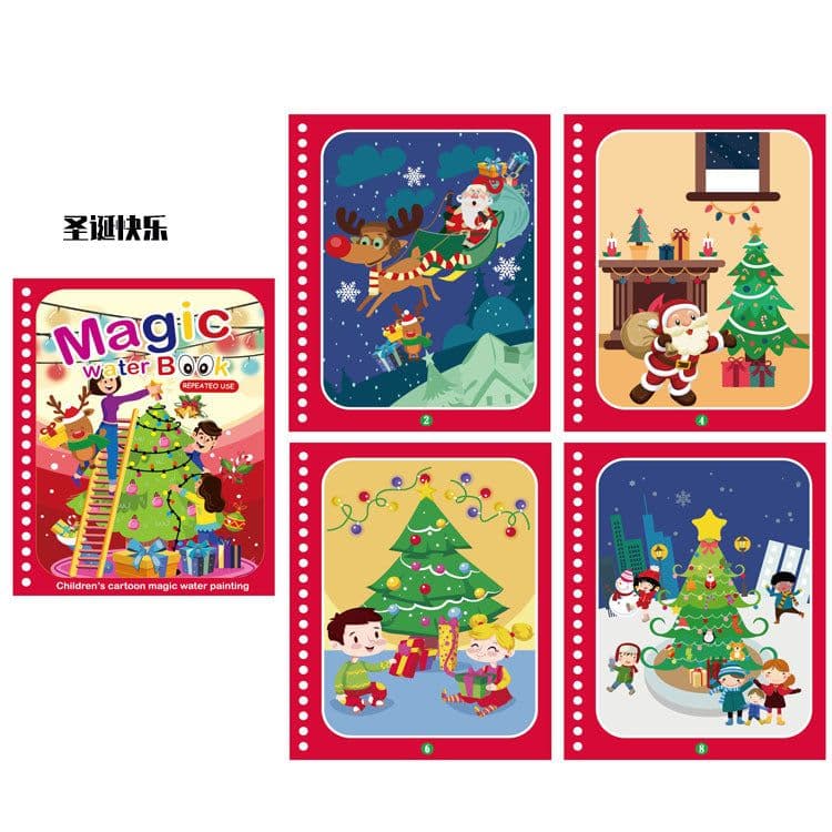 image-Children's Magic Water Painting Book