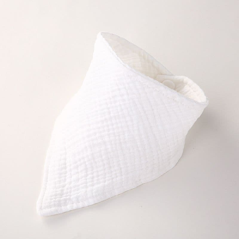 image-Baby Cotton Gauze Triangle Bib