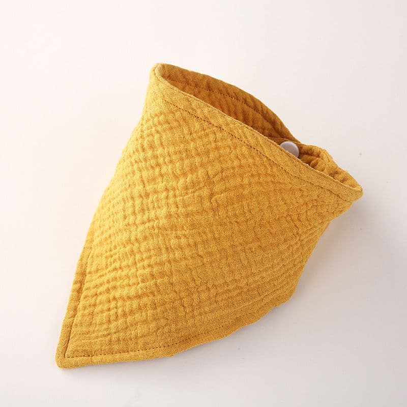 image-Baby Cotton Gauze Triangle Bib
