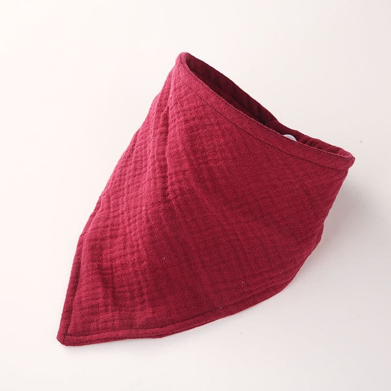 image-Baby Cotton Gauze Triangle Bib