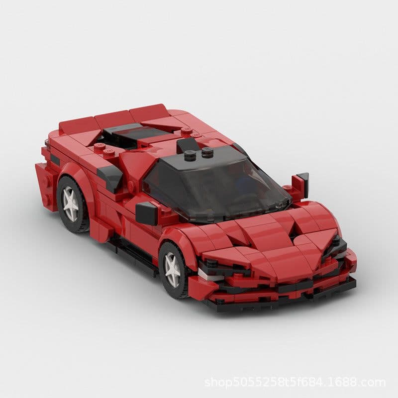 image-MOC Ferrari SF90 Sports Car Building Block Set