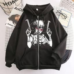 image-Printed Hooded Sweater Women Deep Purple Oversized