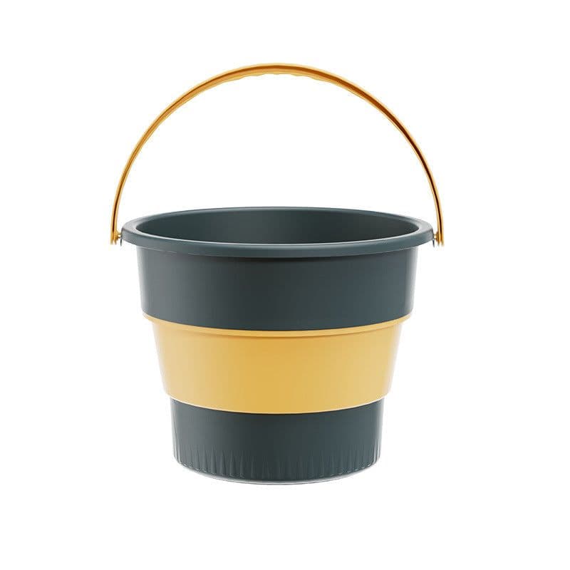 image-Folding Fishing Bucket Portable Plastic