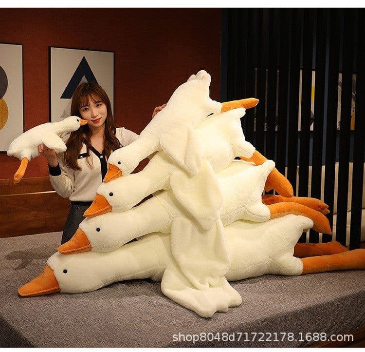 image-White Plush Rabbit Pillow Doll 50cm