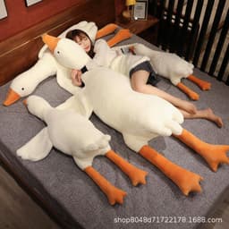 image-White Plush Rabbit Pillow Doll 50cm