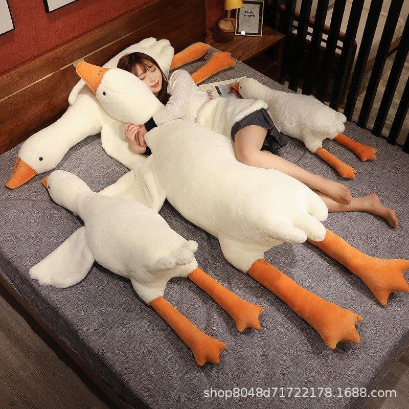 image-White Plush Rabbit Pillow Doll 50cm