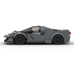 image-MOC Ferrari 488 Pista Building Blocks Toy