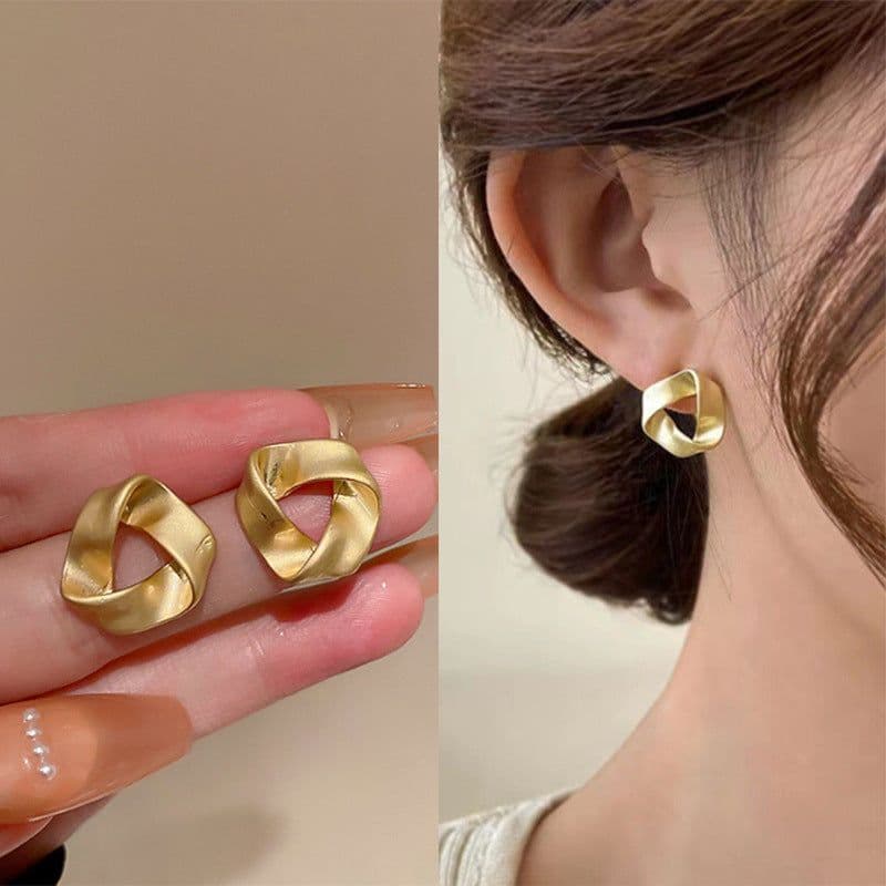 image-S925 Sterling Silver Triangle Earrings