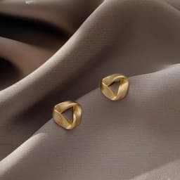 image-S925 Sterling Silver Triangle Earrings