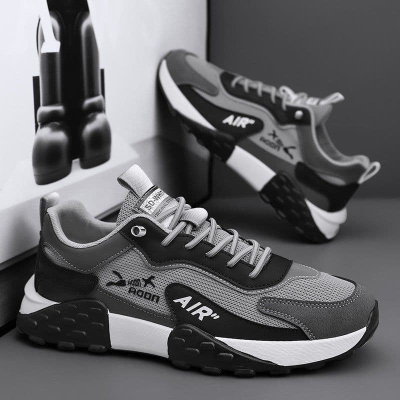 image-Men's Mesh Casual Shoes Khaki Gray Black