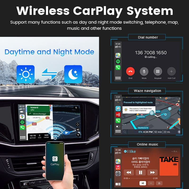 image-Carlinkit 4.0 Wireless CarPlay Android Auto Adapter