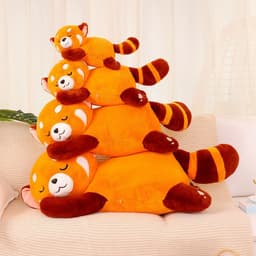 image-Plush Raccoon Pillow Toy