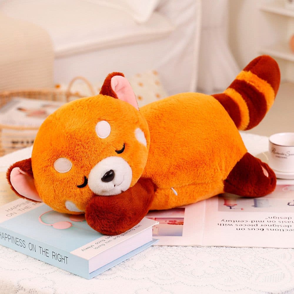 image-Plush Raccoon Pillow Toy