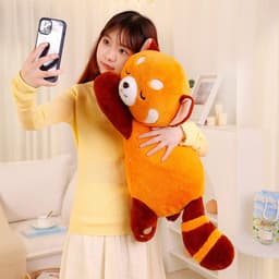 image-Plush Raccoon Pillow Toy