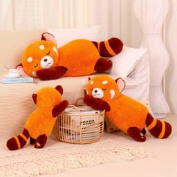 image-Plush Raccoon Pillow Toy