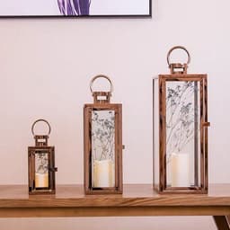 image-Yiduo Crafts Stainless Steel Floor Wind Lamp Candleholder